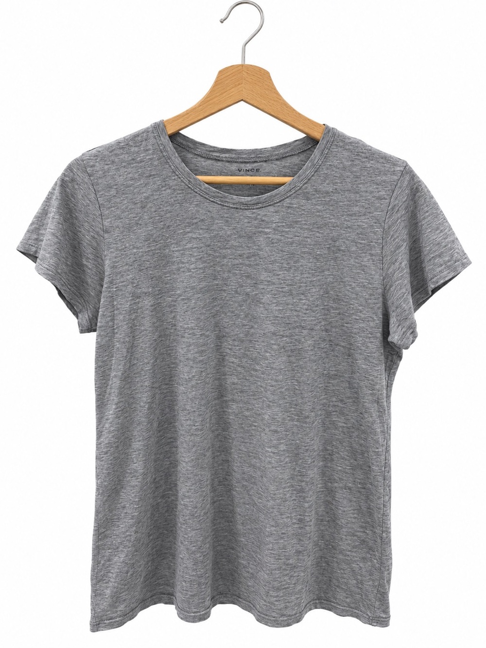 Vince Gray Crewneck Short Sleeve Tee